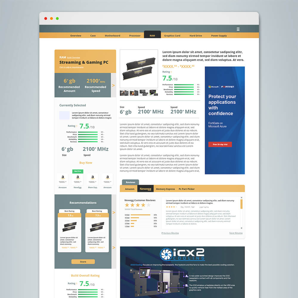 EzBuild - Product Page