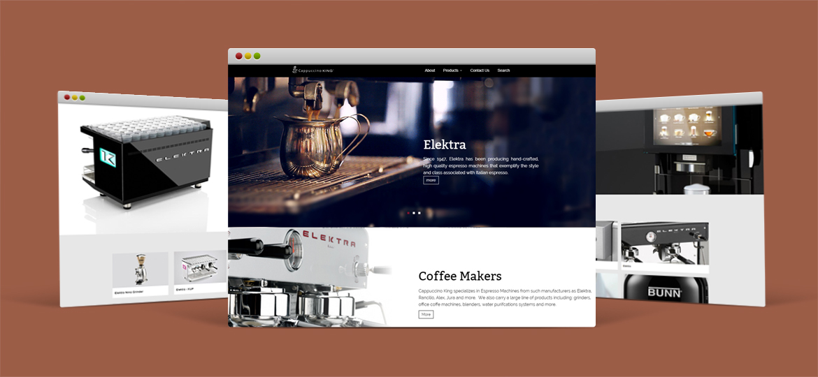 Cappuccino King Website
